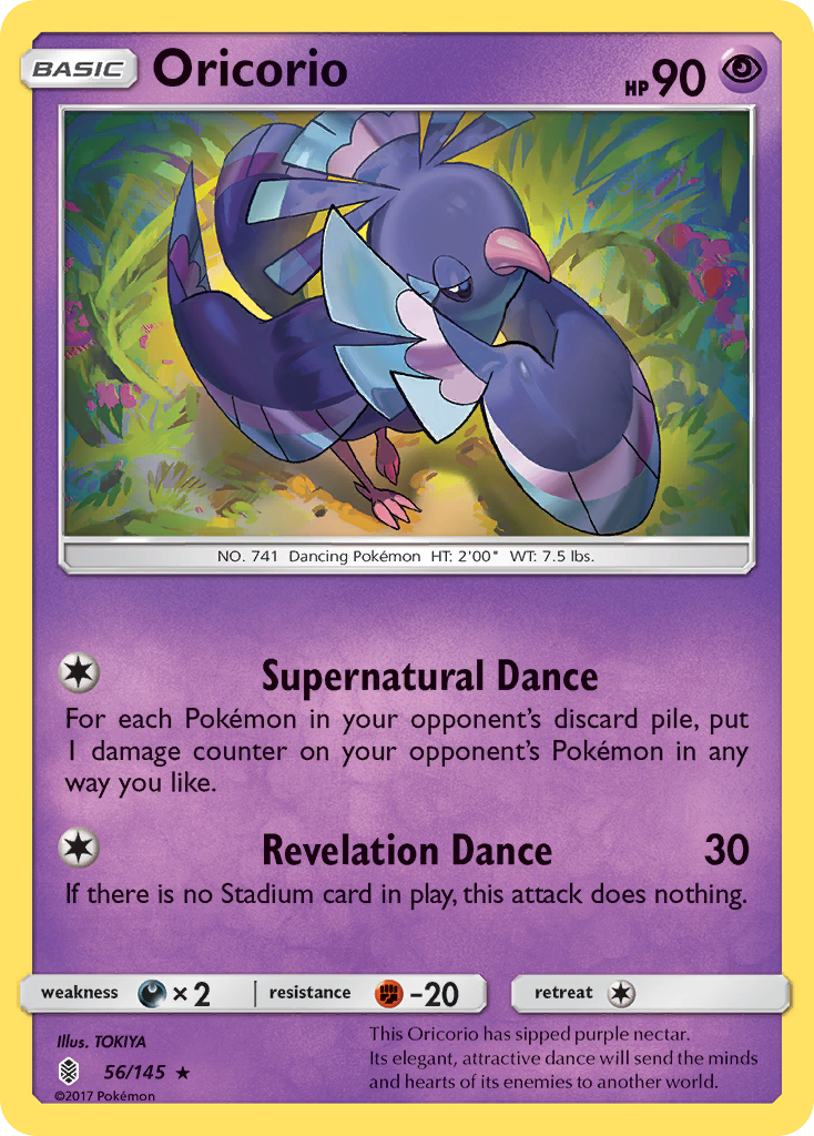 Oricorio 56/145 Guardians Rising