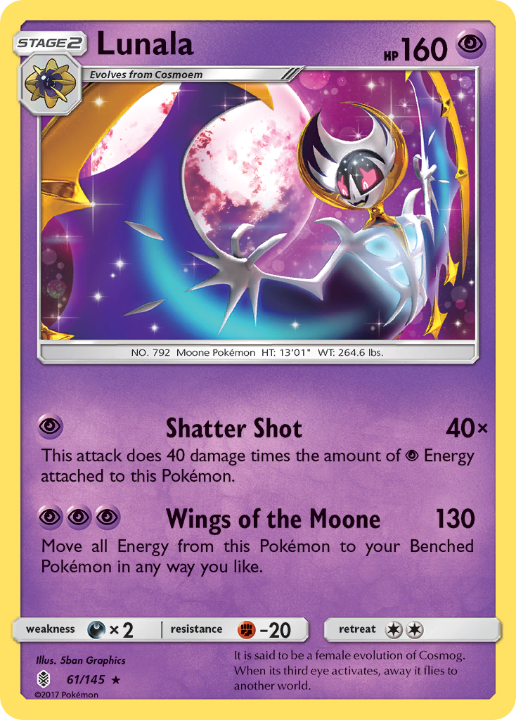Lunala 61/145 Guardians Rising