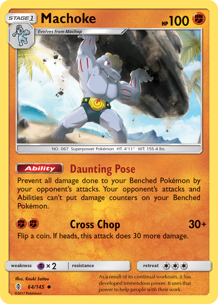 Machoke 64/145 Guardians Rising