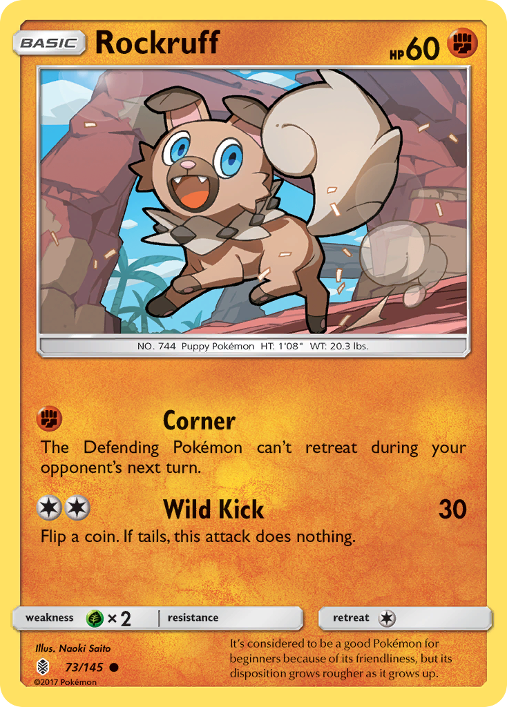 Rockruff 73/145 Guardians Rising