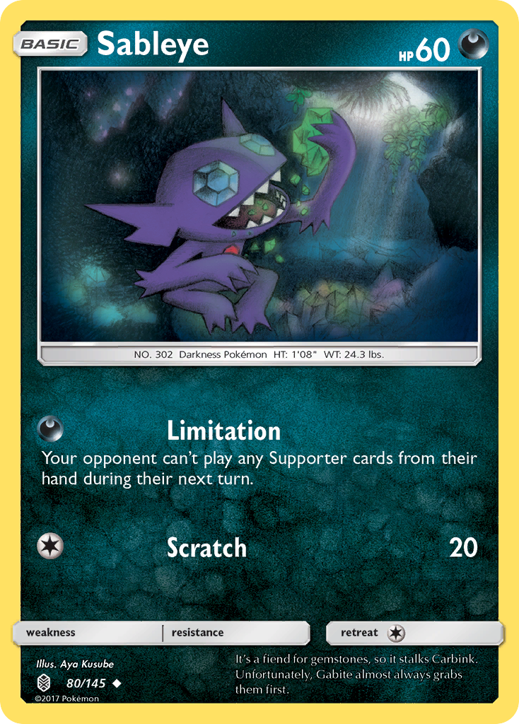 Sableye 80/145 Guardians Rising