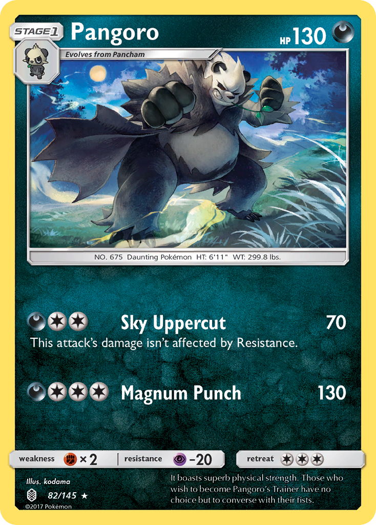 Pangoro 82/145 Guardians Rising