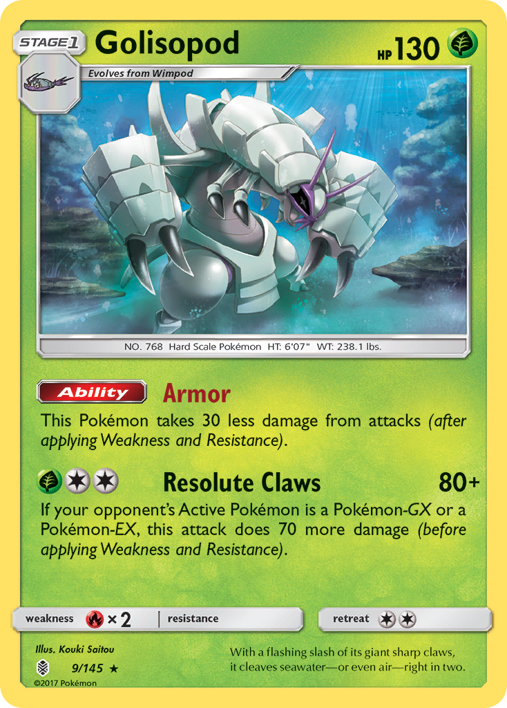Golisopod 9/145 Guardians Rising