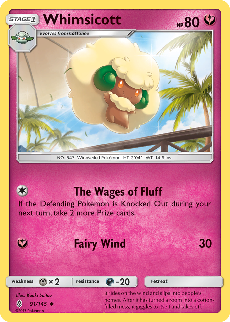 Whimsicott 91/145 Guardians Rising