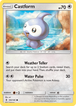 Castform 105/145 Guardians Rising