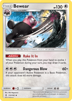 Bewear 113/145 Guardians Rising