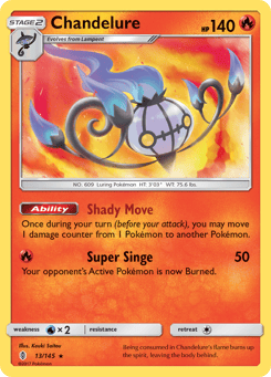 Chandelure 13/145 Guardians Rising