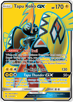 Tapu Koko-GX 135/145 Guardians Rising