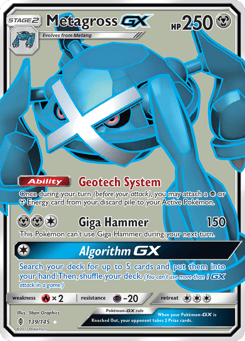 Metagross-GX 139/145 Guardians Rising