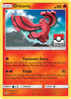 Oricorio 14/145 Guardians Rising