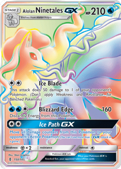 Alolan Ninetales-GX 150/145 Guardians Rising