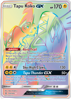 Tapu Koko-GX 153/145 Guardians Rising