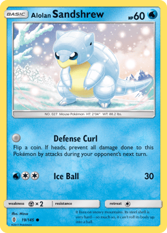 Alolan Sandshrew 19/145 Guardians Rising