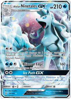 Alolan Ninetales-GX 22/145 Guardians Rising