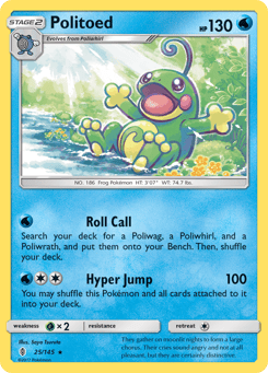 Politoed 25/145 Guardians Rising