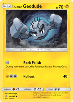 Alolan Geodude 40/145 Guardians Rising