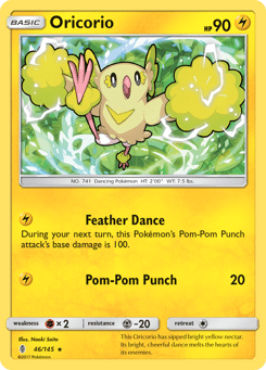 Oricorio 46/145 Guardians Rising