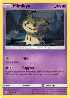 Mimikyu 58/145 Guardians Rising