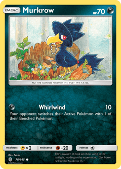 Murkrow 78/145 Guardians Rising