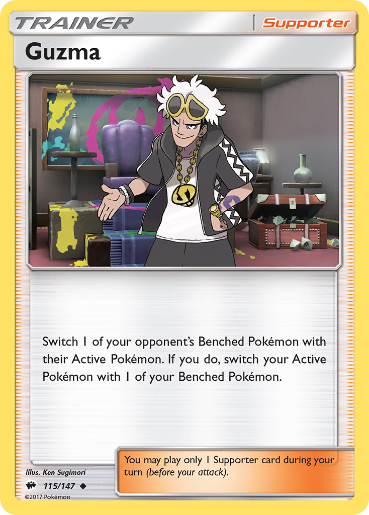 Guzma 115/147 Burning Shadows
