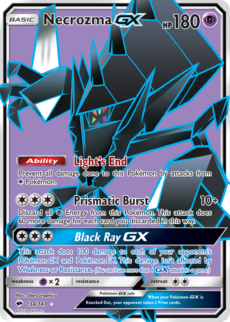 Necrozma-GX 134/147 Burning Shadows