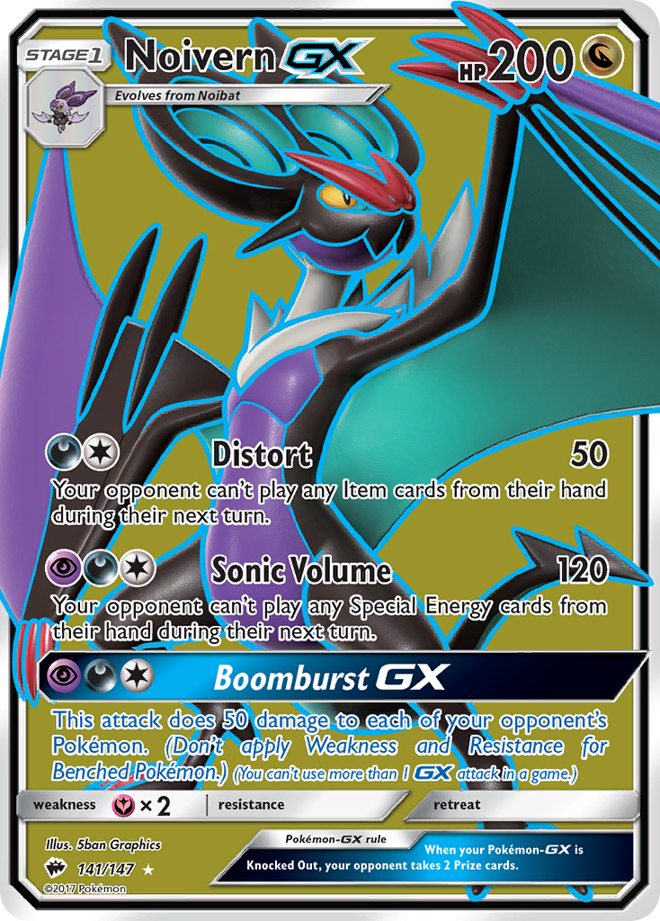 Noivern-GX 141/147 Burning Shadows