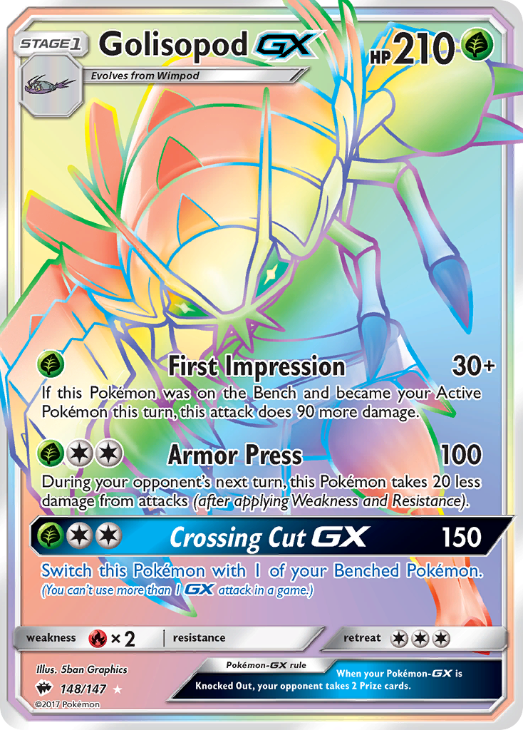 Golisopod-GX 148/147 Burning Shadows