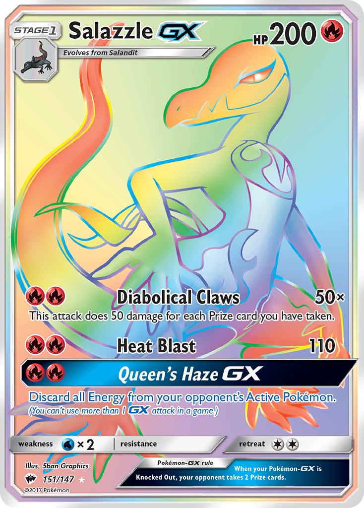 Salazzle-GX 151/147 Burning Shadows