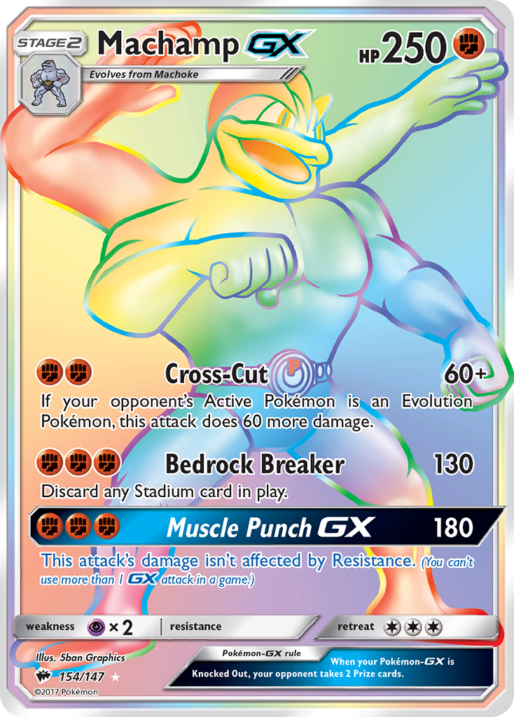 Machamp-GX 154/147 Burning Shadows