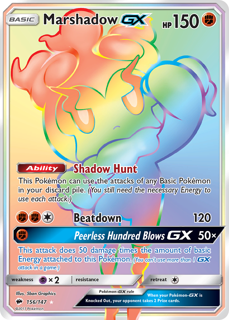 Marshadow-GX 156/147 Burning Shadows