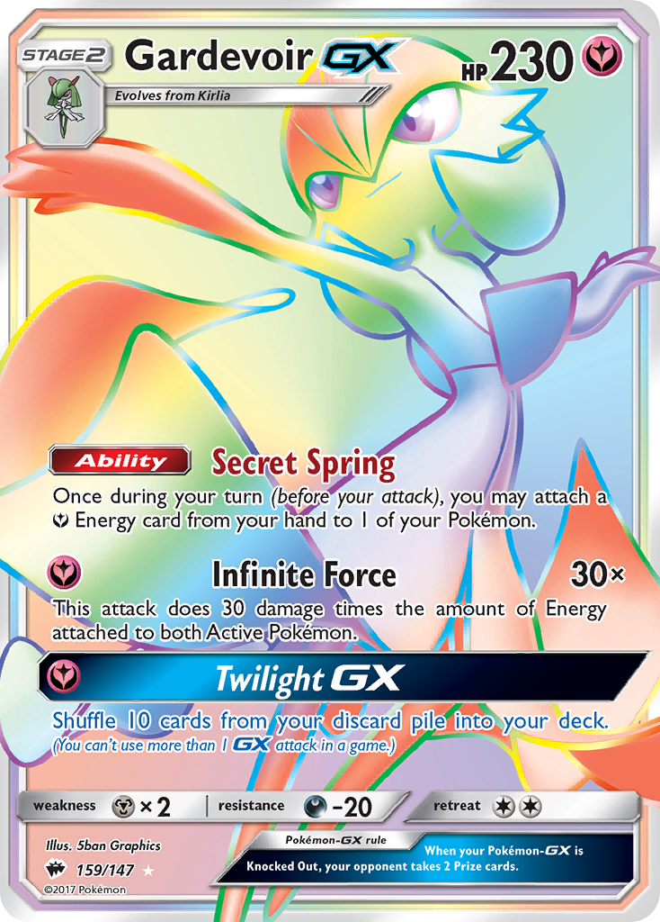 Gardevoir-GX 159/147 Burning Shadows
