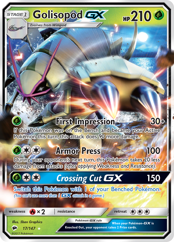 Golisopod-GX 17/147 Burning Shadows