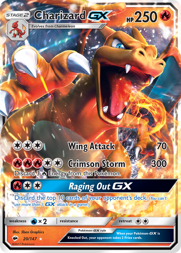 Charizard-GX 20/147 Burning Shadows