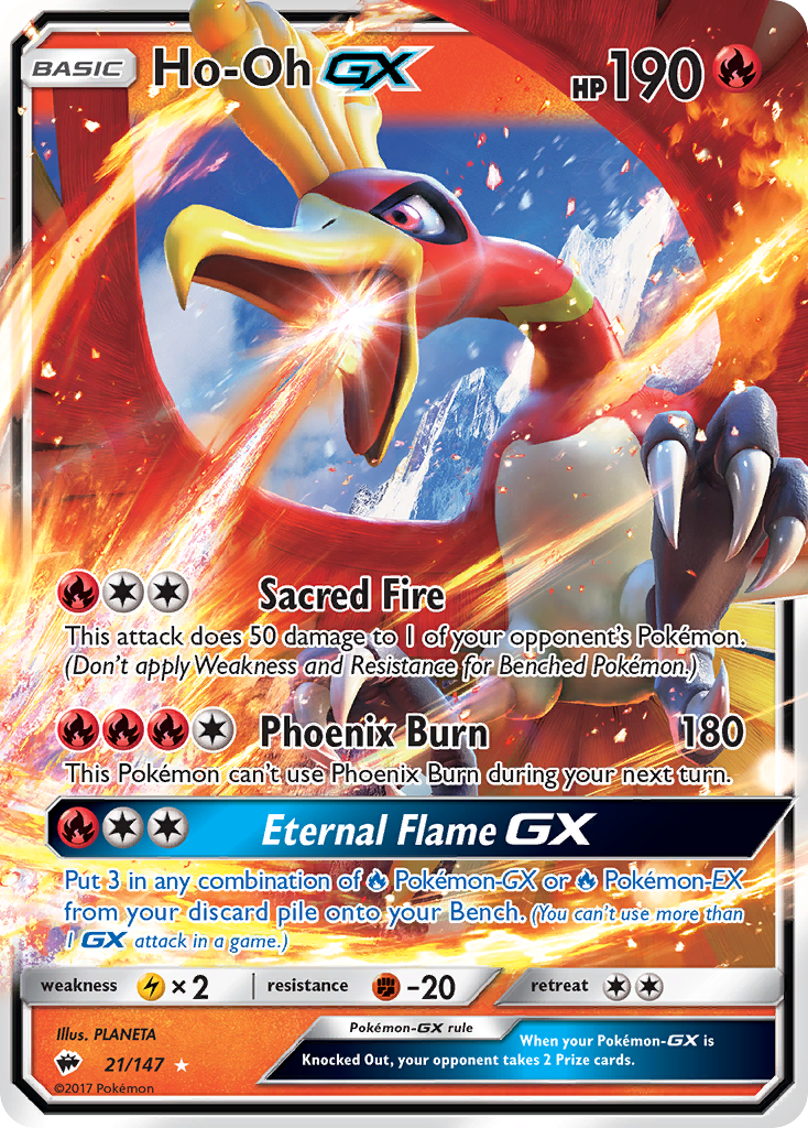 Ho-Oh-GX 21/147 Burning Shadows