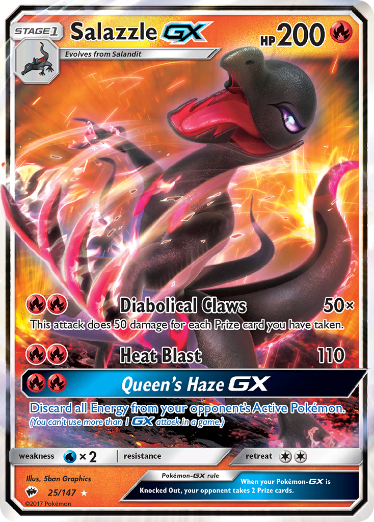 Salazzle-GX 25/147 Burning Shadows
