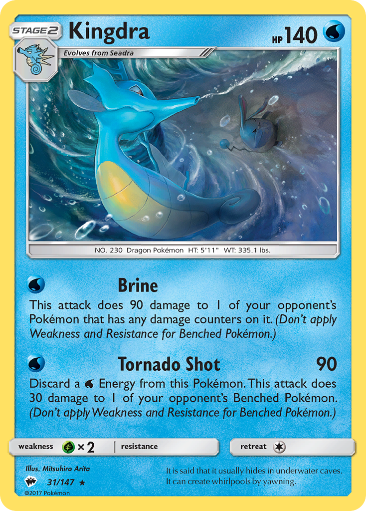 Kingdra 31/147 Burning Shadows