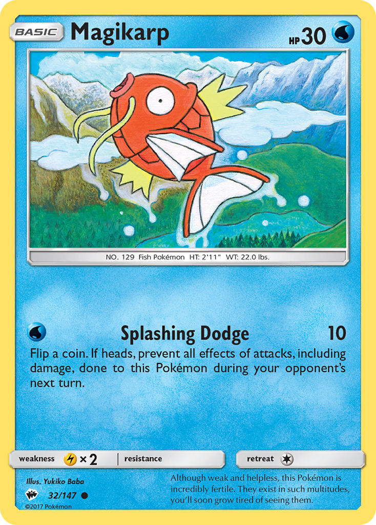 Magikarp 32/147 Burning Shadows