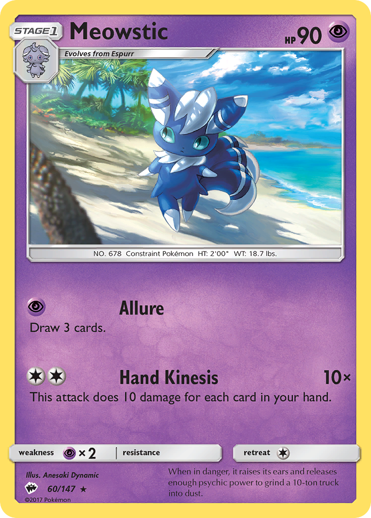 Meowstic 60/147 Burning Shadows