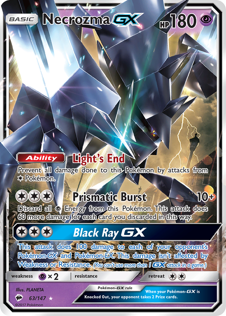 Necrozma-GX 63/147 Burning Shadows