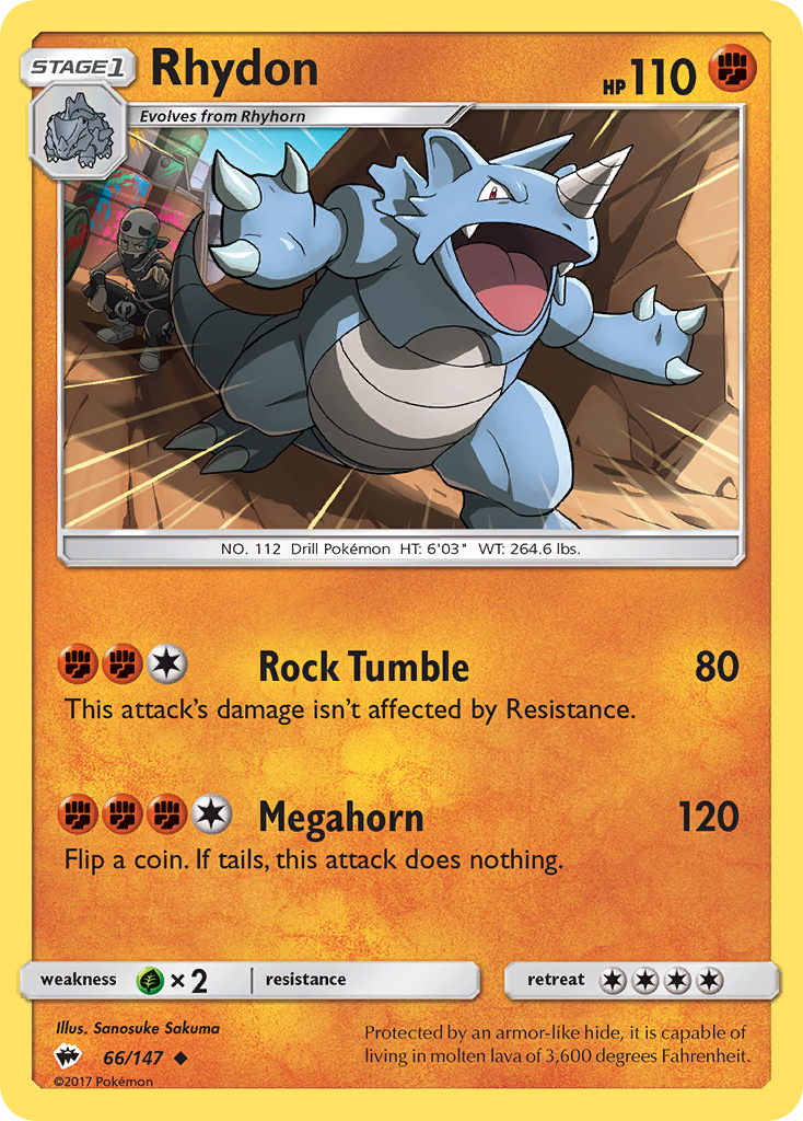 Rhydon 66/147 Burning Shadows