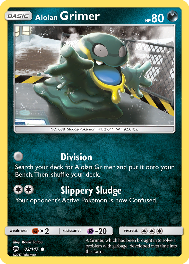 Alolan Grimer 83/147 Burning Shadows