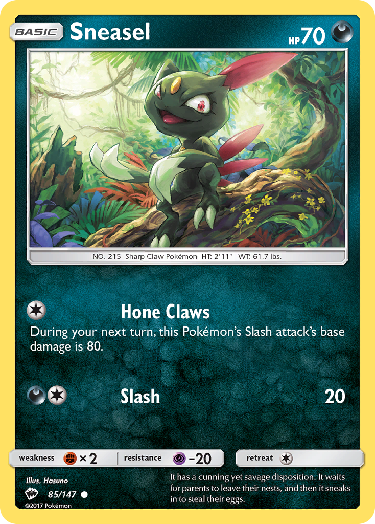 Sneasel 85/147 Burning Shadows