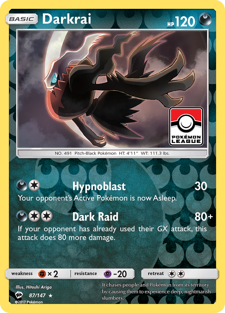 Darkrai 87/147 Burning Shadows