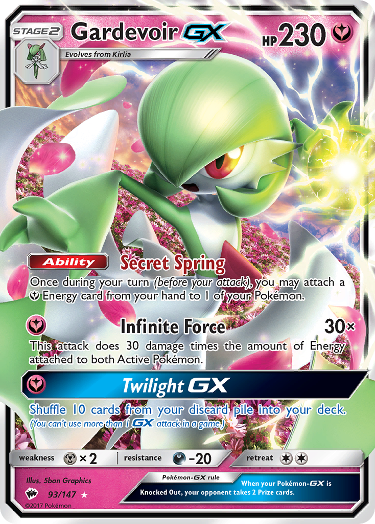 Gardevoir-GX 93/147 Burning Shadows