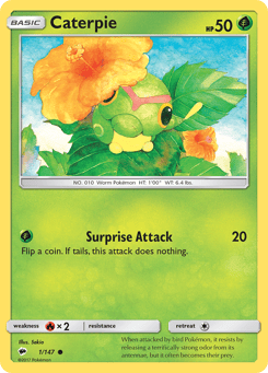 Caterpie 1/147 Burning Shadows