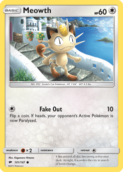 Meowth 101/147 Burning Shadows