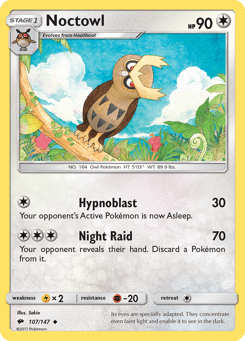 Noctowl 107/147 Burning Shadows