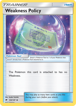 Weakness Policy 126/147 Burning Shadows