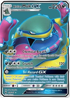 Alolan Muk-GX 138/147 Burning Shadows