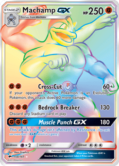 Machamp-GX 154/147 Burning Shadows